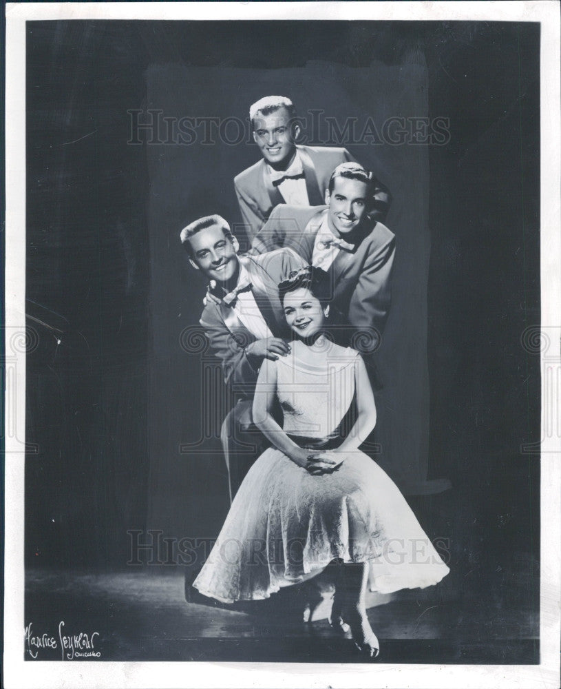 1956 Singing Group Tune Tattlers Press Photo - Historic Images