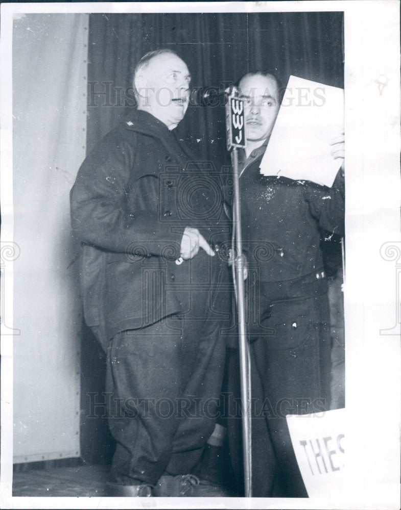 1937 Detroit MI Federal Judge Arthur Tuttle Press Photo - Historic Images