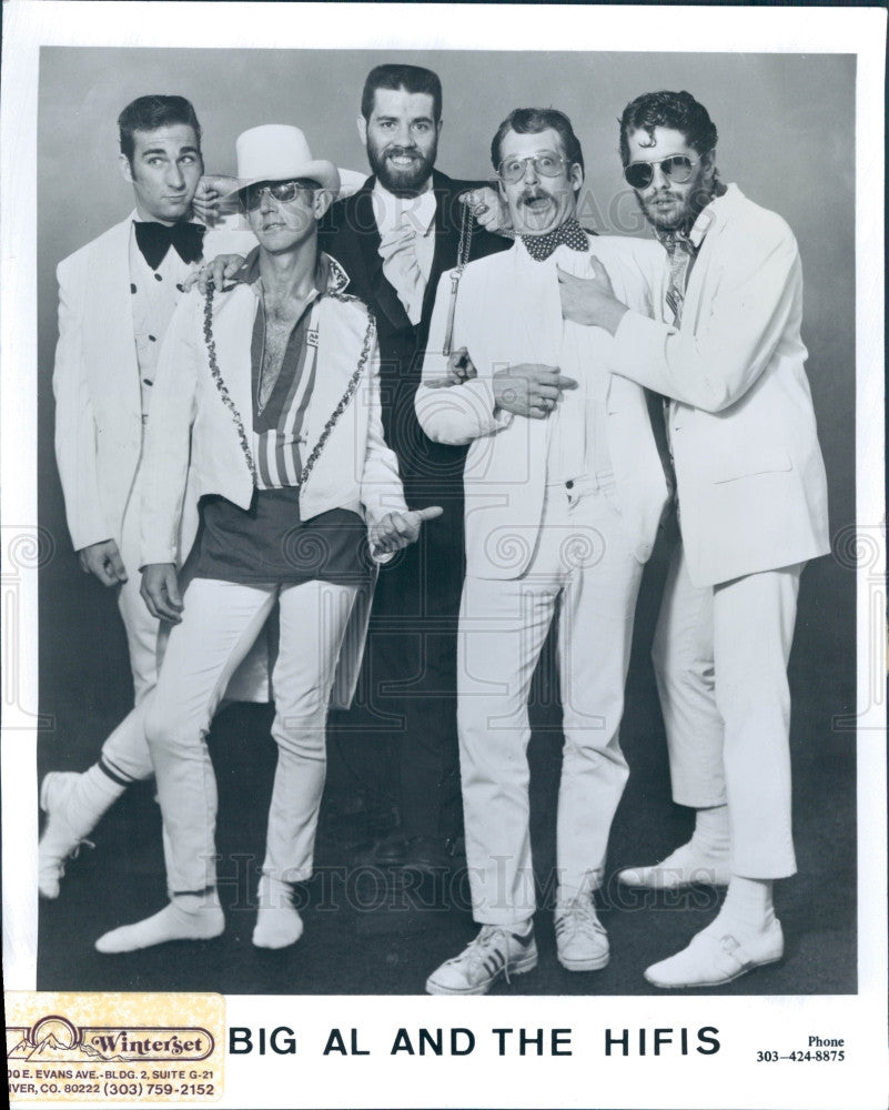 1979 Singing Group Big Al and the Hi-fis Press Photo - Historic Images