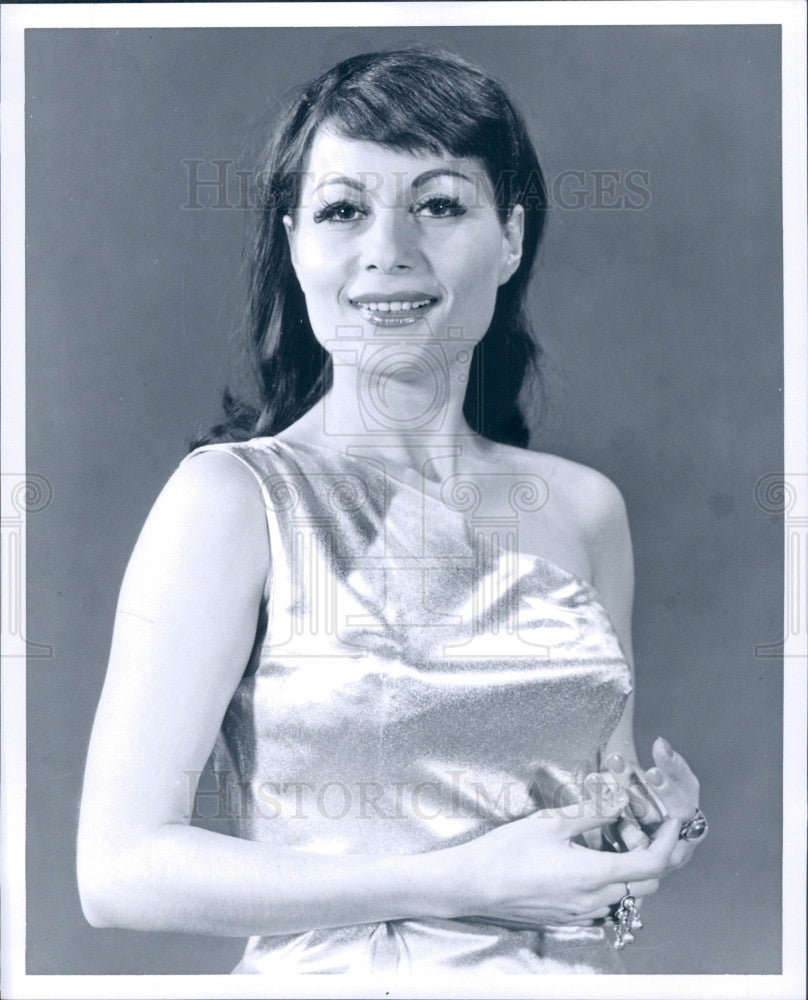 1966 Singer Aliza Kashi Press Photo - Historic Images