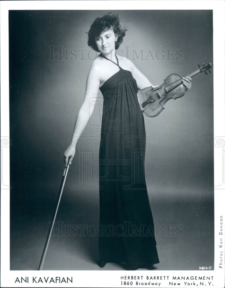 1980 Violinist Ani Kavafian Press Photo - Historic Images