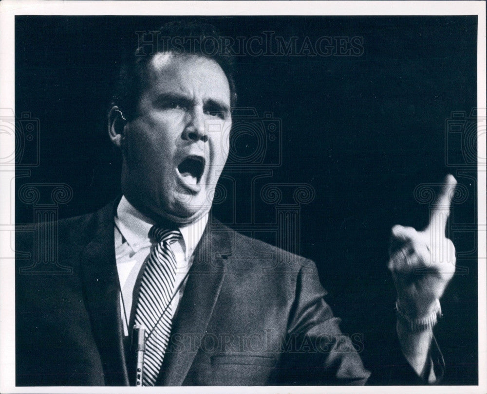 1968 Evangelist Rev. John Bisagno Press Photo - Historic Images