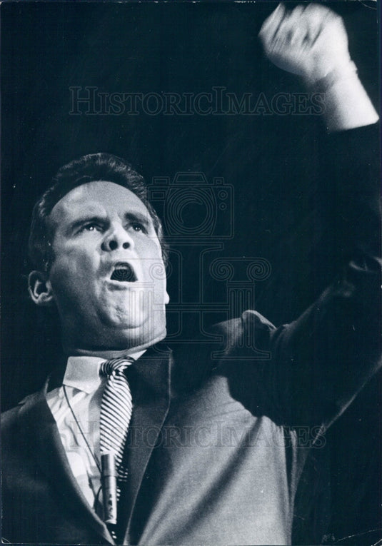 1968 Evangelist Rev. John Bisagno Press Photo - Historic Images