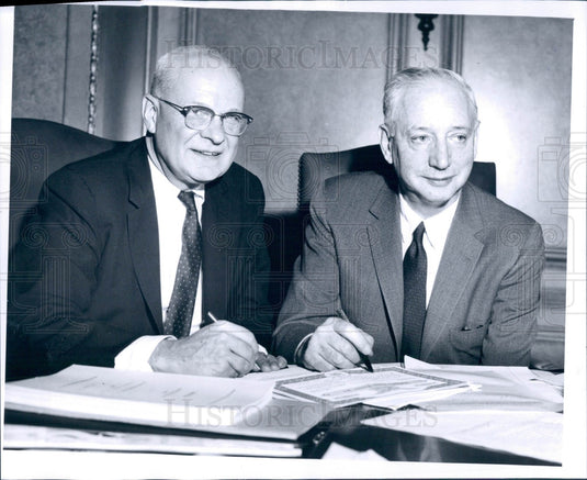 1960 Marsh Mclennan Intl Ins Johnstone Press Photo - Historic Images