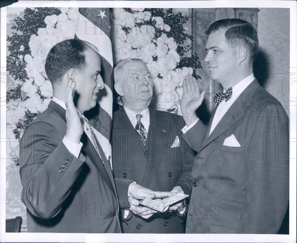 1954 MI Governor Williams Press Photo - Historic Images