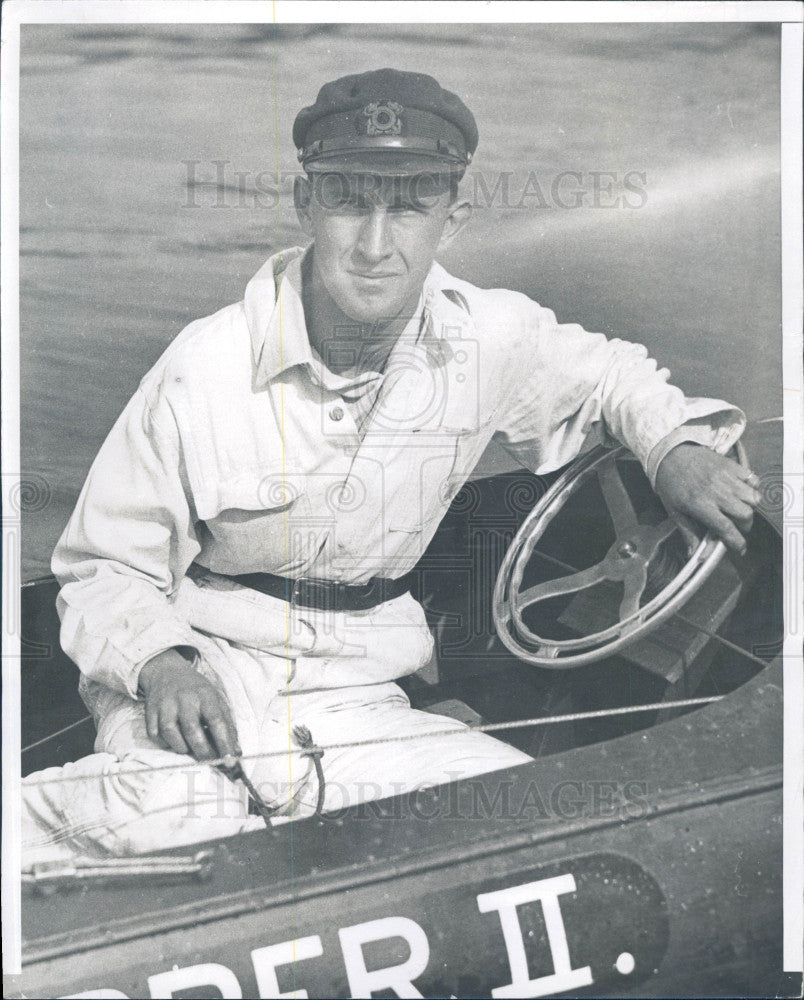 1932 Yachtsman Henry Joy Press Photo - Historic Images