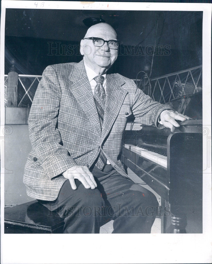 1975 Pianist Freddie Kandt Press Photo - Historic Images