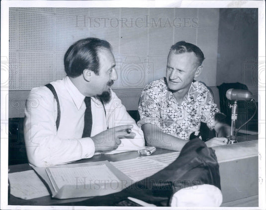 1950 Band Leader Sammy Kaye Press Photo - Historic Images