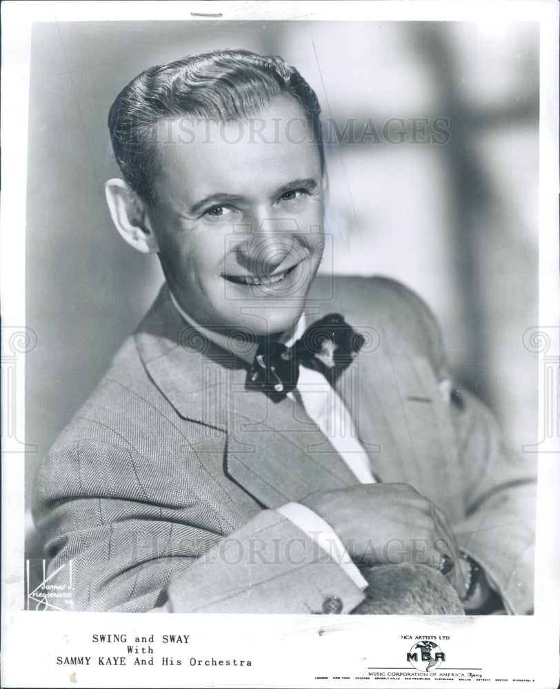 1952 Band Leader Sammy Kaye Press Photo - Historic Images