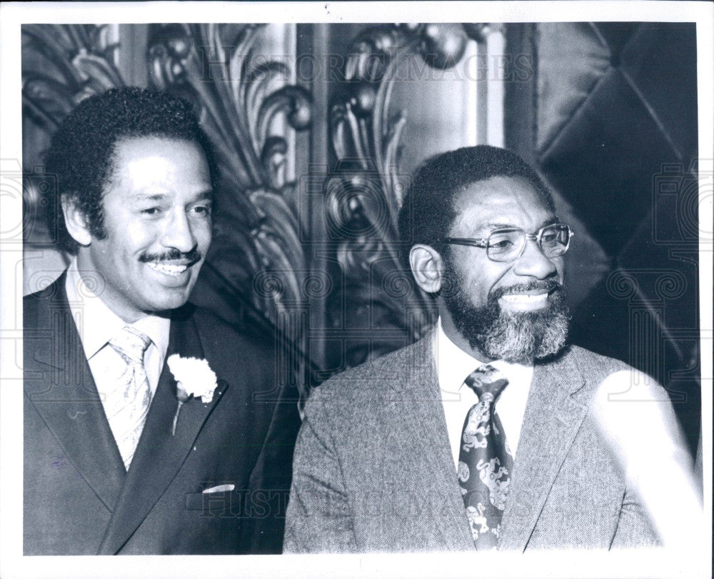 1972 Michigan Congressman John Conyers Press Photo - Historic Images