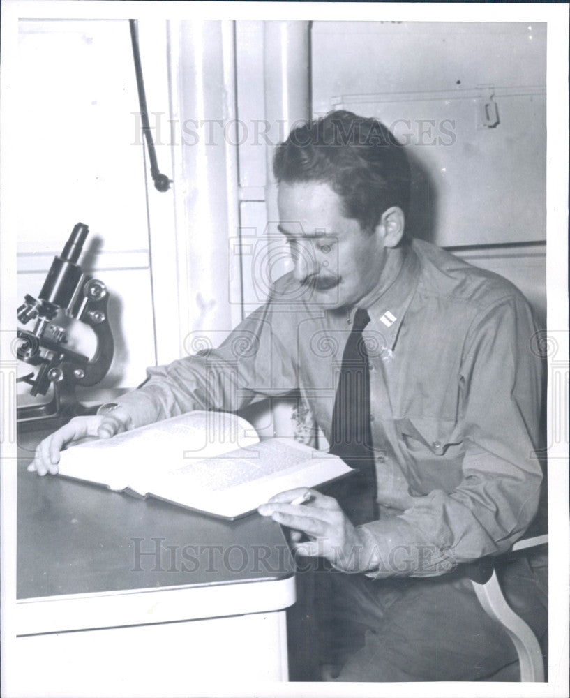 1945 Detroit Ben Jefferies Coast Guard Press Photo - Historic Images