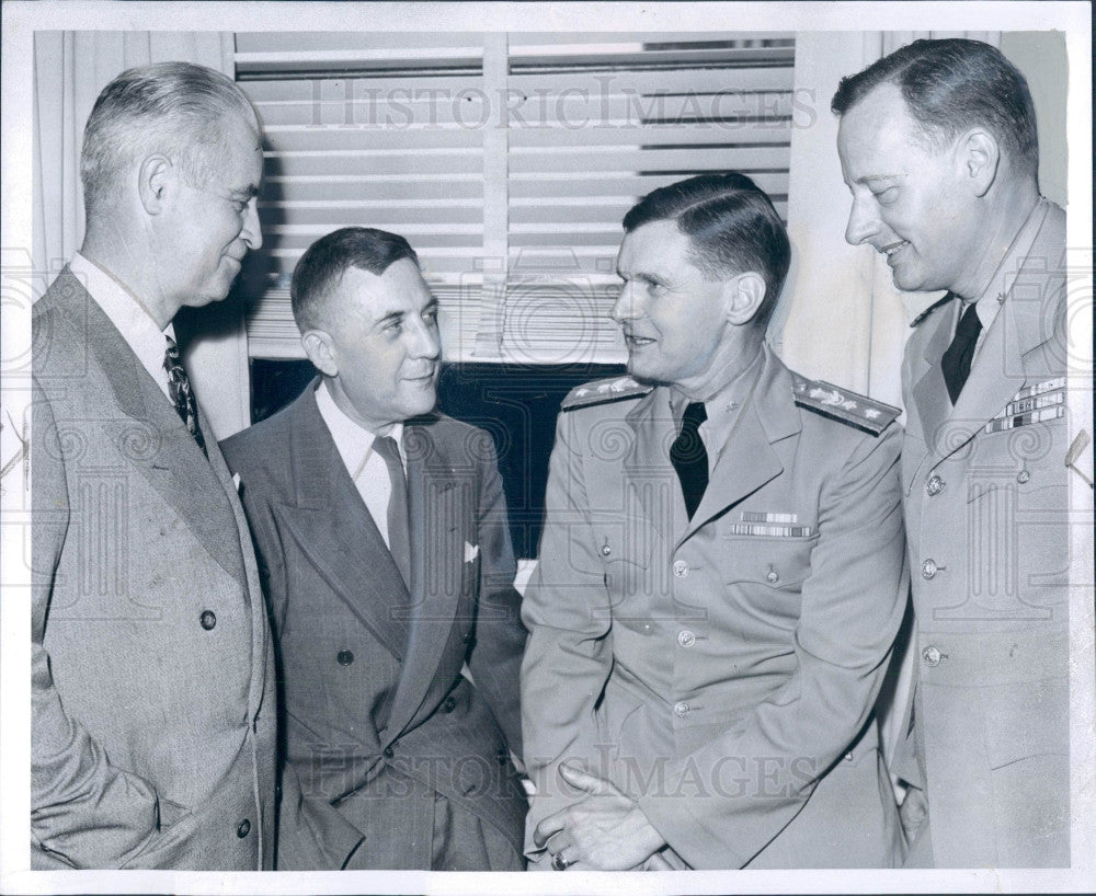 1950 US Navy Seabees Press Photo - Historic Images