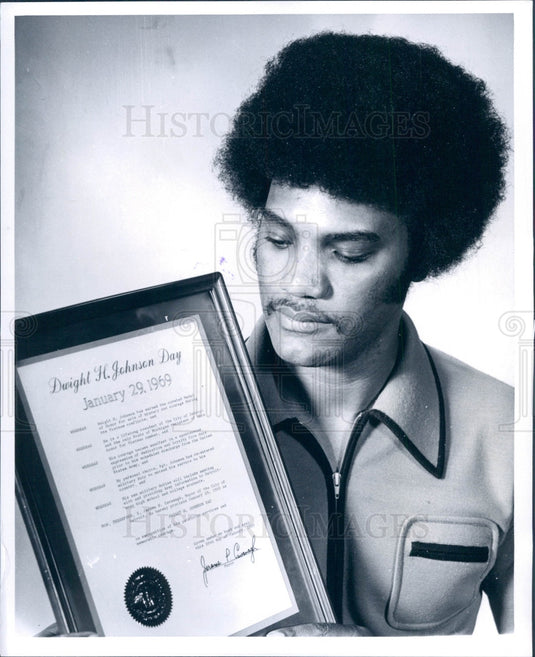 1972 Detroit MI Army Hero Dwight Johnson Press Photo - Historic Images