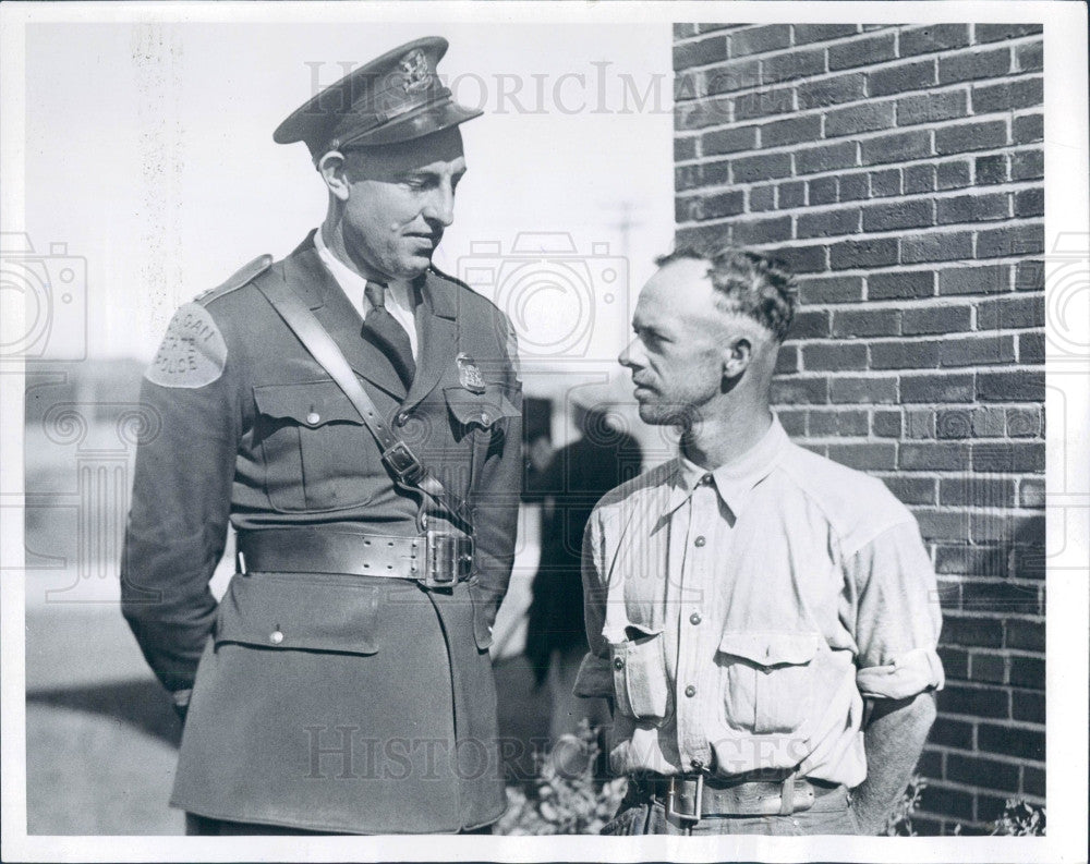 1932 Freesoil MI Murderer Francis Nash Press Photo - Historic Images