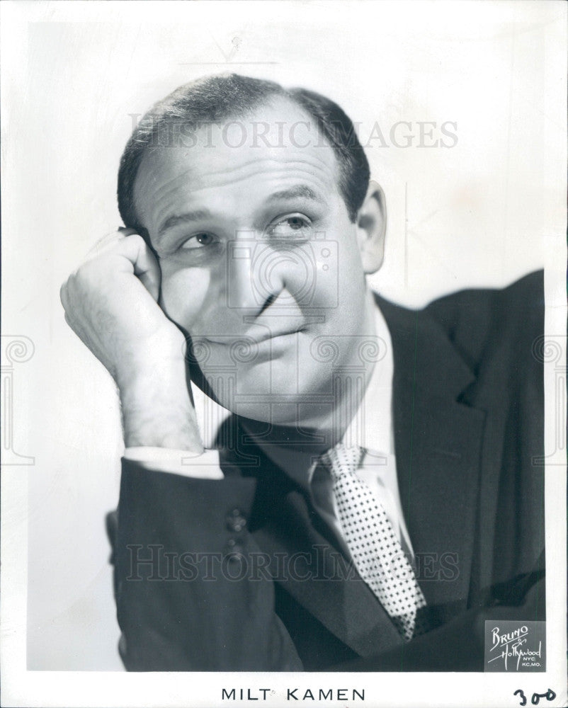 1966 Comedian Milt Kamen Press Photo - Historic Images