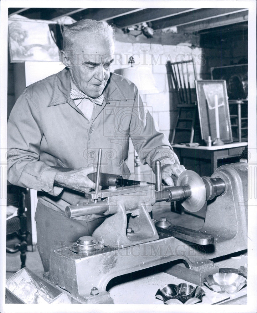 1955 Aluminum Craftsman Robert Lusk Press Photo - Historic Images