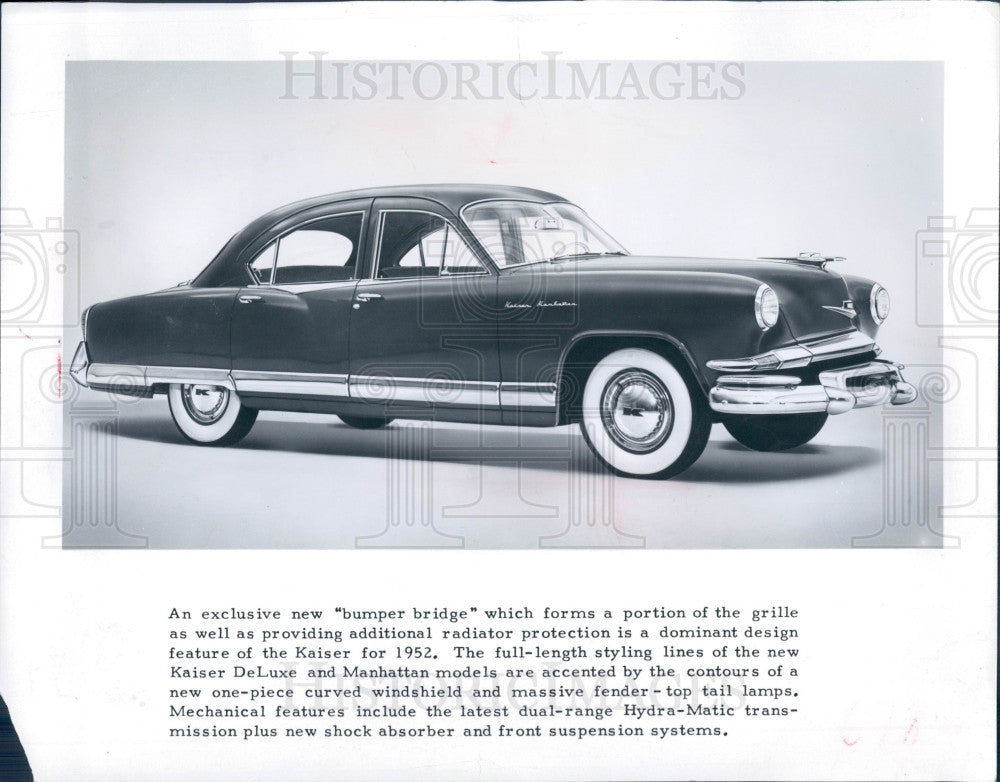 1952 Kaiser Manhatten Press Photo - Historic Images