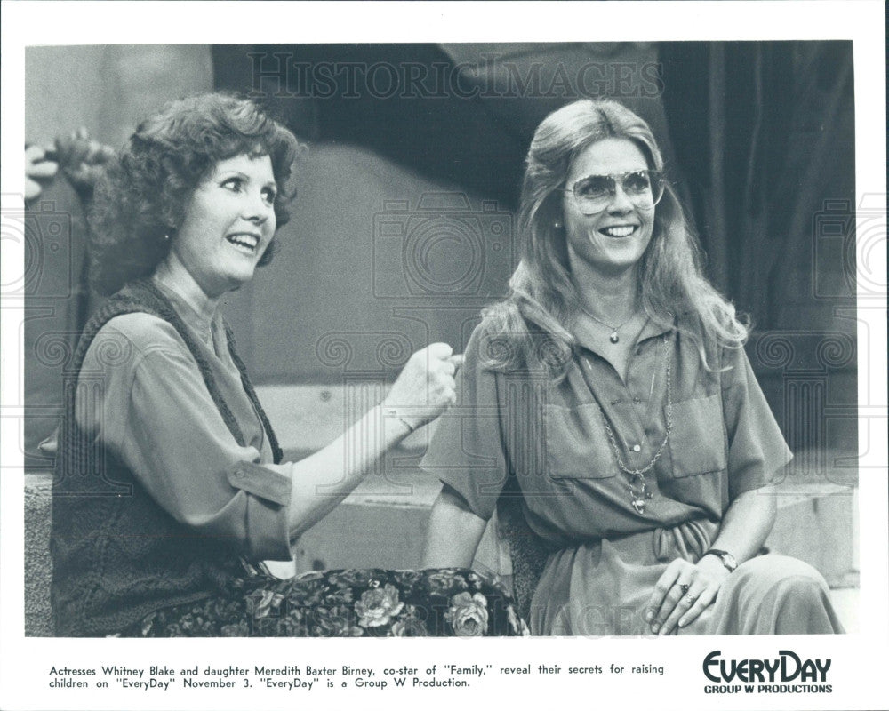 1978 Actresses Meredith Baxter &amp; Blake Press Photo - Historic Images