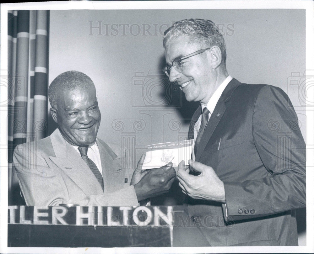 1962 Detroit MI Fred Teich Statler Hilton Press Photo - Historic Images