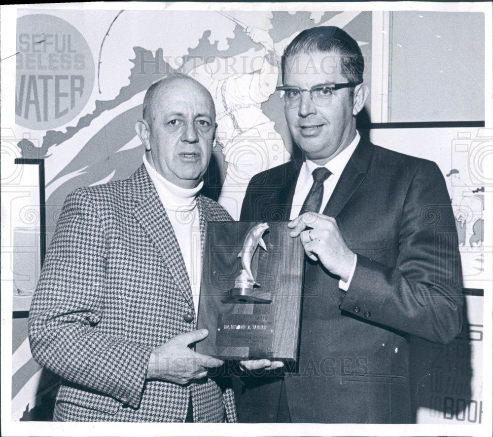 1969 Michigan Conservationist Howard Tanner Press Photo - Historic Images