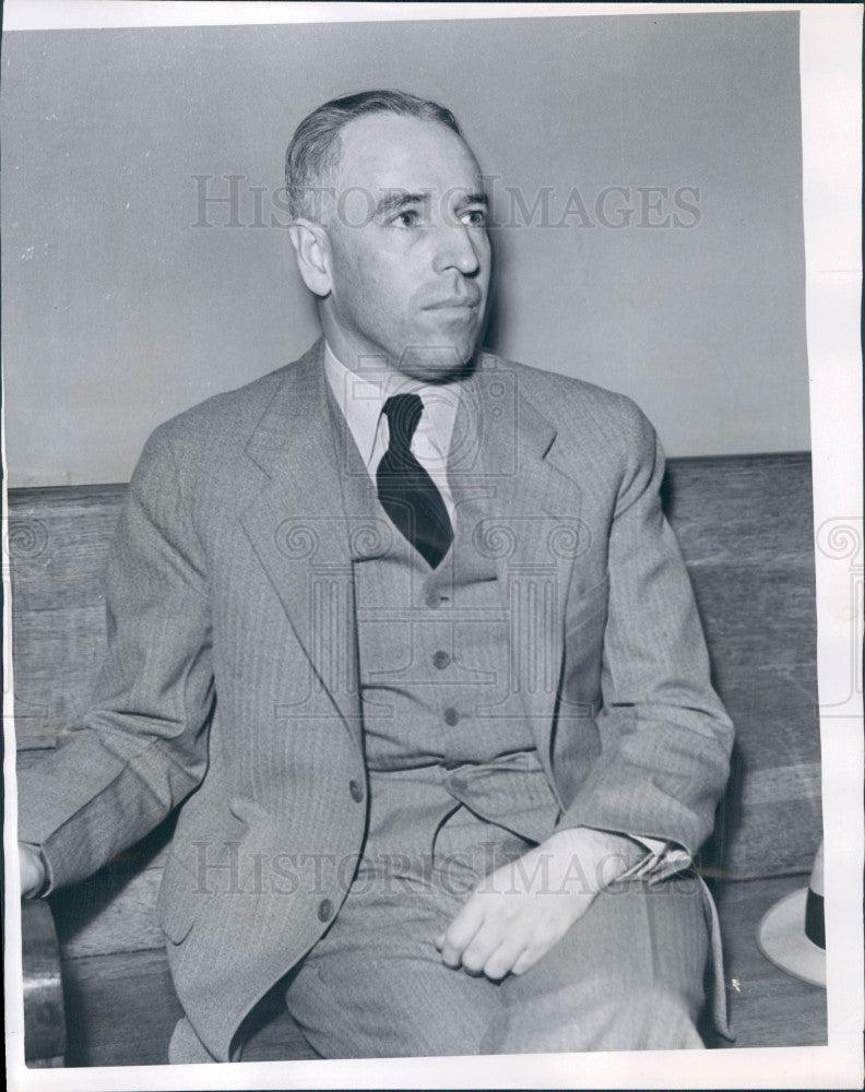 1937 Detroit News Bandit Harry Watson Press Photo - Historic Images