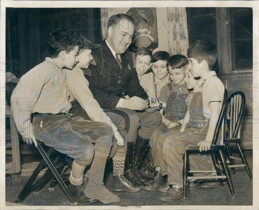 1939 Detroit Police Sullivan Sunshine Club Press Photo - Historic Images