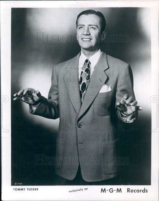 1950 Musician Tommy Tucker Press Photo - Historic Images