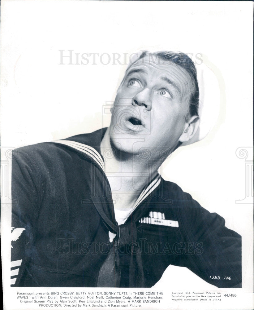 1944 Actor Sonny Tufts Press Photo - Historic Images