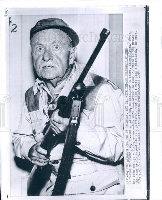 1964 Actor Ernest Truex Press Photo - Historic Images
