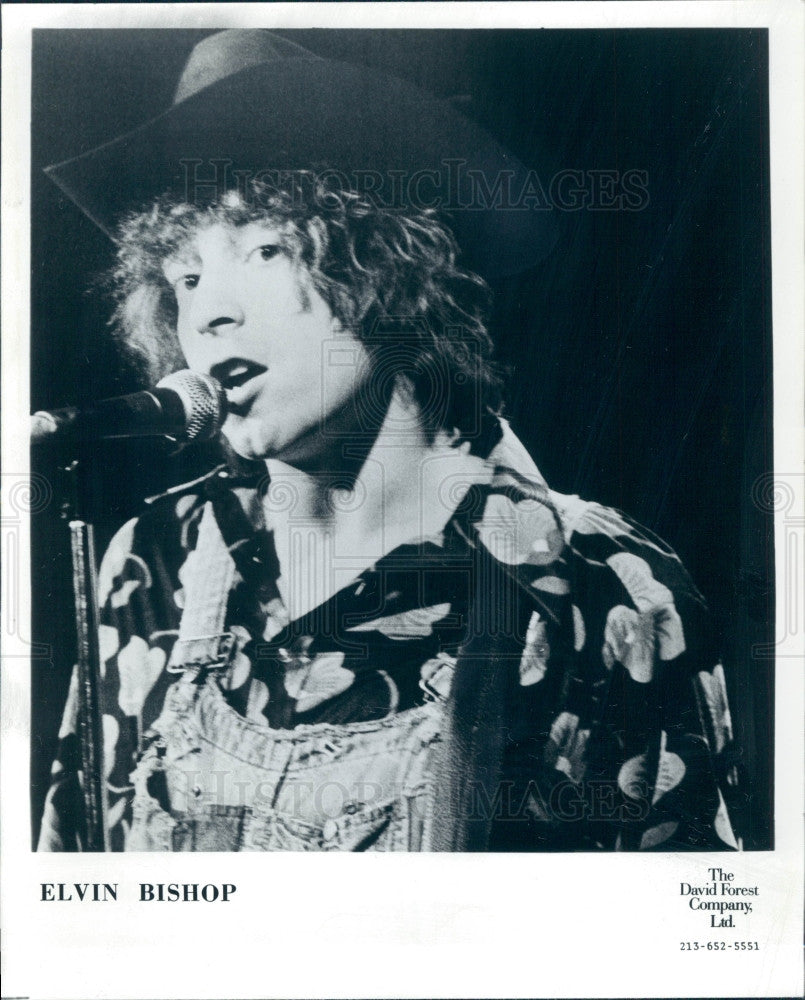 1974 Rock Star Elvin Bishop Press Photo - Historic Images