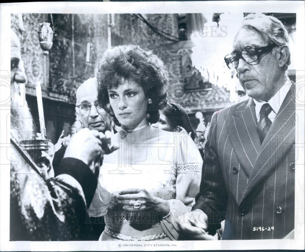 1978 Actors Jacqueline Bisset/Anthony Quinn Press Photo - Historic Images