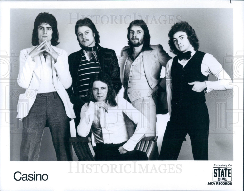 1976 Band Casino Press Photo - Historic Images