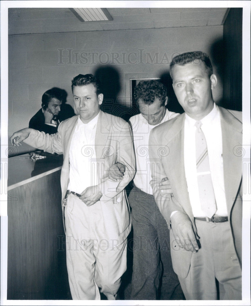 1957 Detroit Child Murderer Lawrence Turner Press Photo - Historic Images