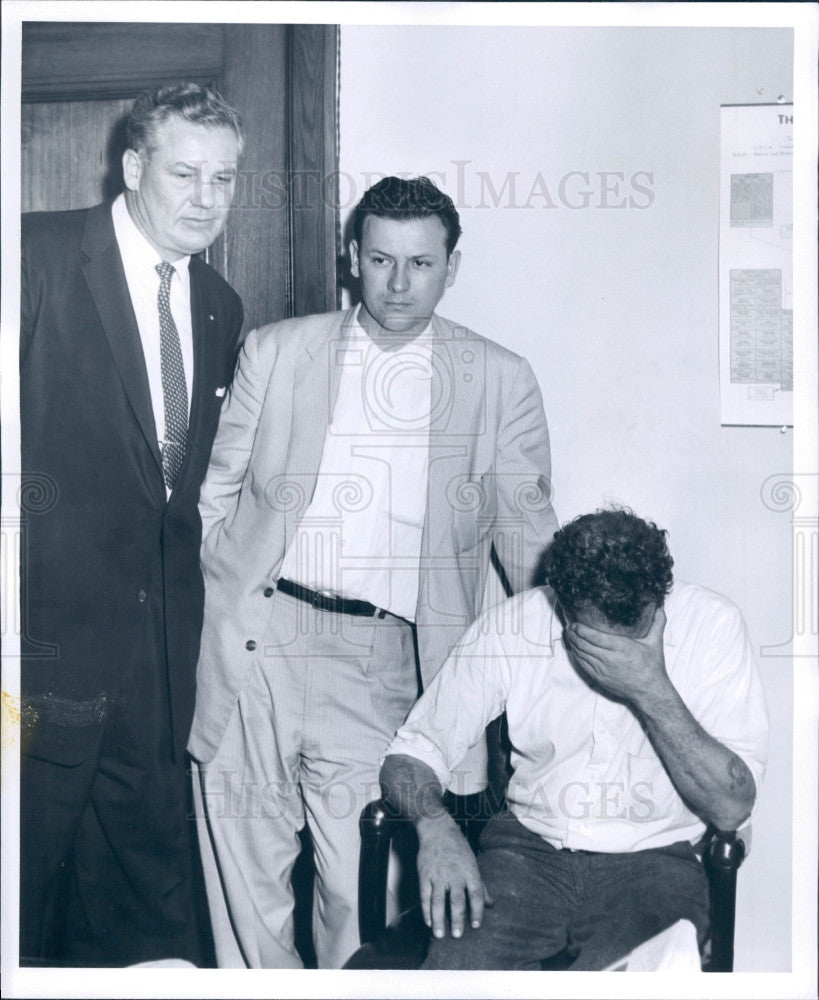 1957 Detroit Child Murderer Lawrence Turner Press Photo - Historic Images