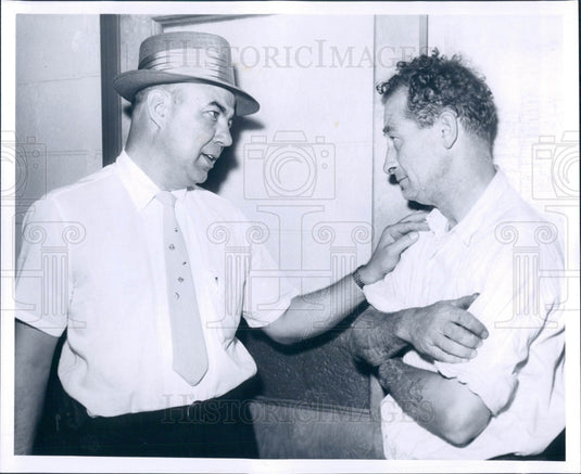 1957 Detroit Child Murderer Lawrence Turner Press Photo - Historic Images