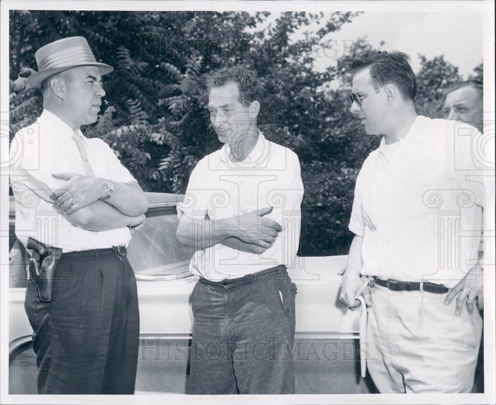 1957 Detroit Child Murderer Lawrence Turner Press Photo - Historic Images