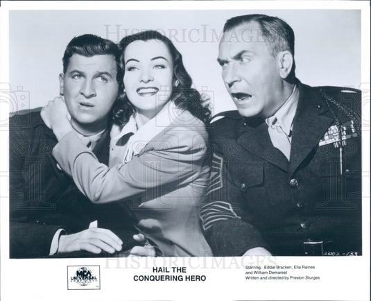 Undated William Demarest & Eddie Bracken Press Photo - Historic Images