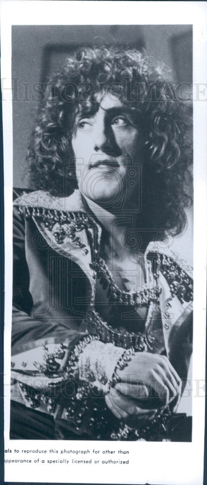 1975 Actor/Musician Roger Daltrey Press Photo - Historic Images