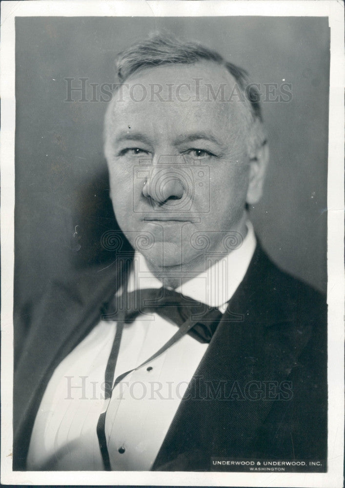 1928 US Ambassador Mexico Josephus Daniels Press Photo - Historic Images