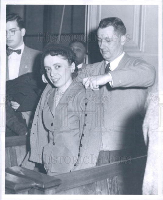1952 Detroit Alleged Commie Ann & Hugo Beiswenger Photo - Historic Images