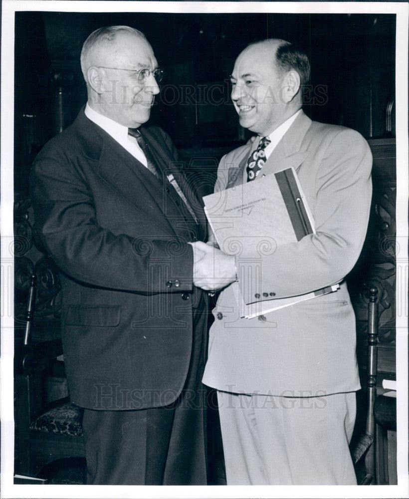 1944 Detroit Bishops Wade &amp; Brashares Press Photo - Historic Images