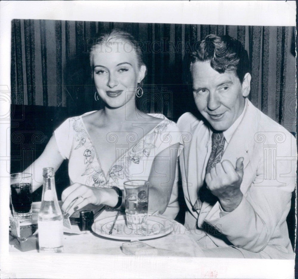 1951 Actor Burgess Meredith/Dancer Kaja Sundsten Photo - Historic Images
