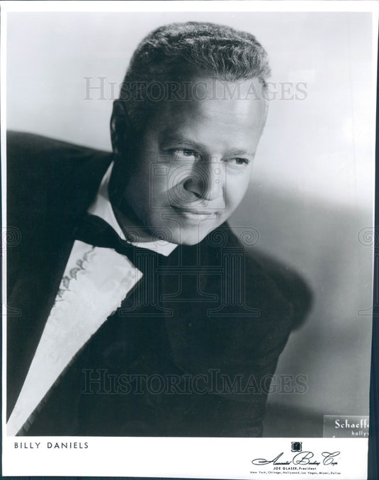1963 NY Nightclub & TV Singer Billy Daniels Press Photo - Historic Images