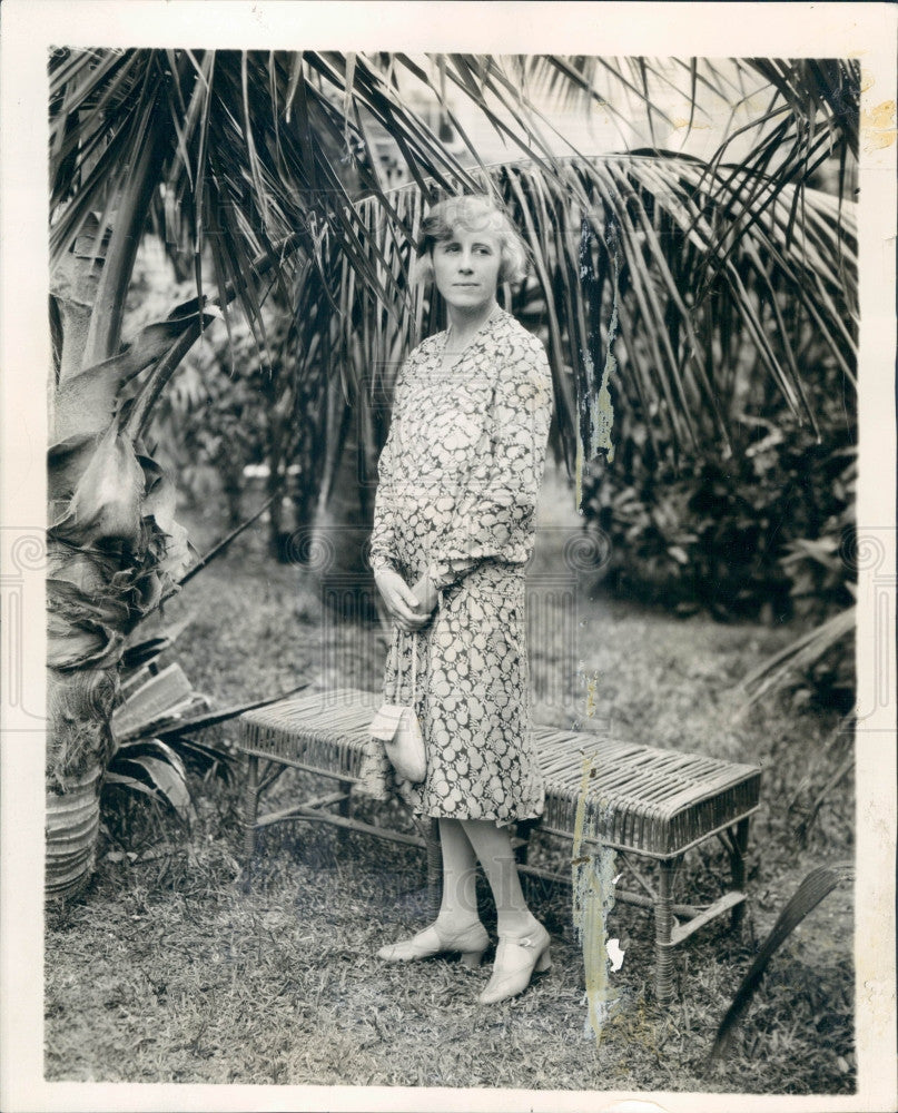 1929 Denver CO Mrs Coors Collbran Press Photo - Historic Images