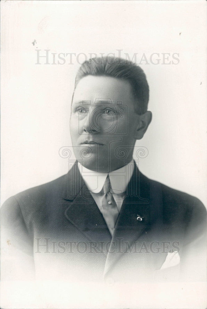 1916 CO Adjutant General Col William Danks Press Photo - Historic Images