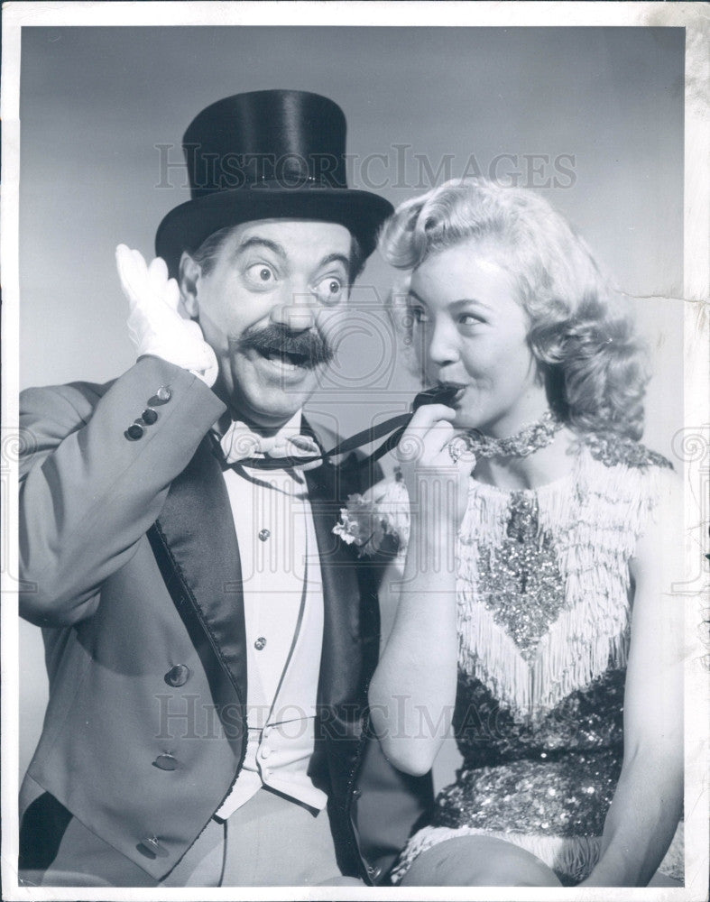 Undated Comedian Jerry Colonna Press Photo - Historic Images