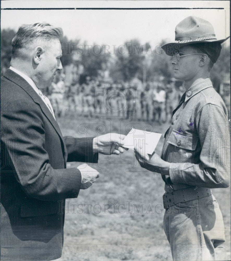 1936 CO Adjutant General Col William Danks Press Photo - Historic Images