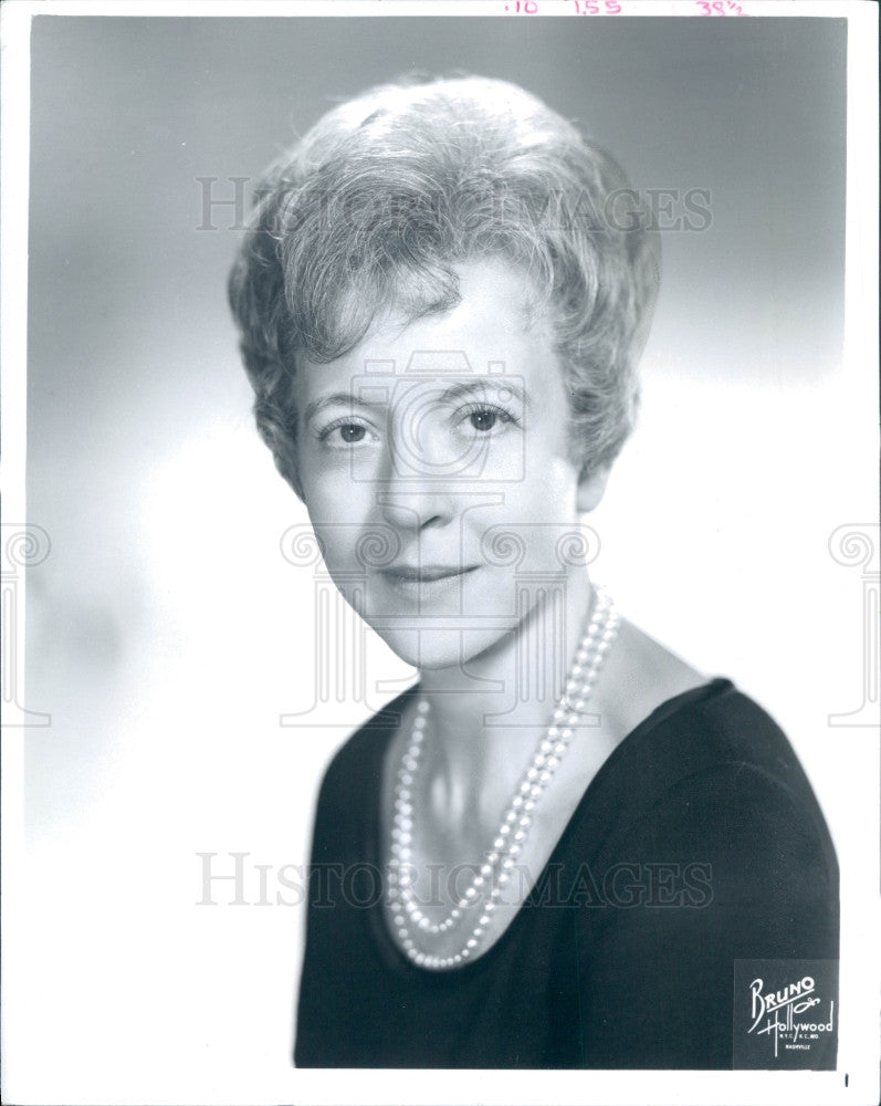 1974 Organist Catharine Crozier Press Photo - Historic Images