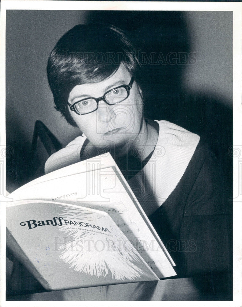 1971 CO Symphony Composer Anne S Demarest Press Photo - Historic Images