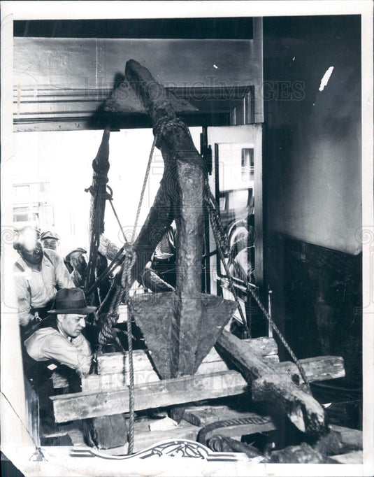 1932 Christopher Columbus Anchor Press Photo - Historic Images